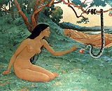 Eve and the Serpent. Wesley, Frank, 1923-2002